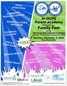 M-DCPS Parent Academy Family Fest